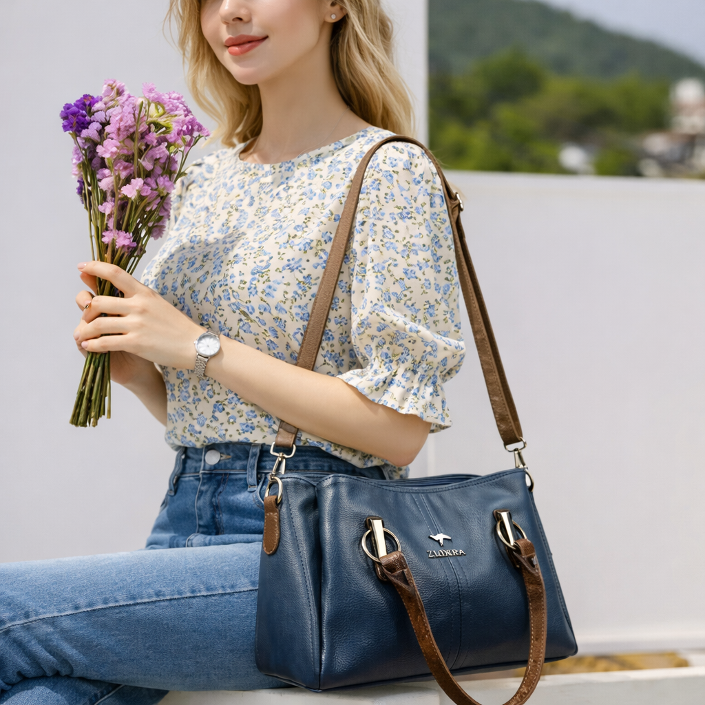 The Sovereign Large Tote — Premium Microfiber Edition