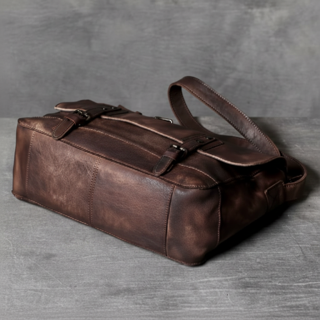 The Heritage Satchel — Vegetable Tanned Leather