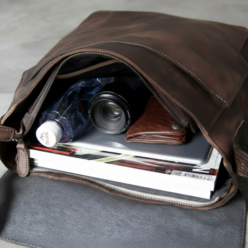 The Heritage Satchel — Vegetable Tanned Leather