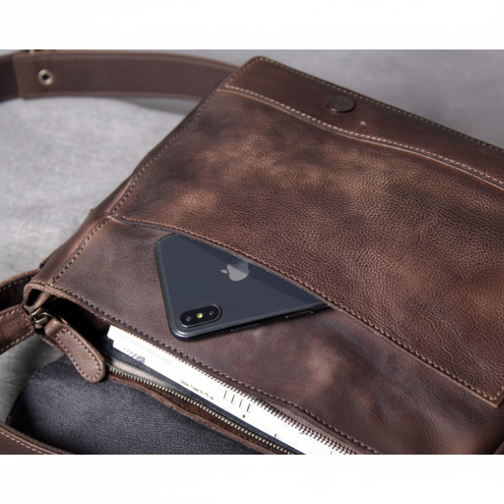 The Heritage Satchel — Vegetable Tanned Leather