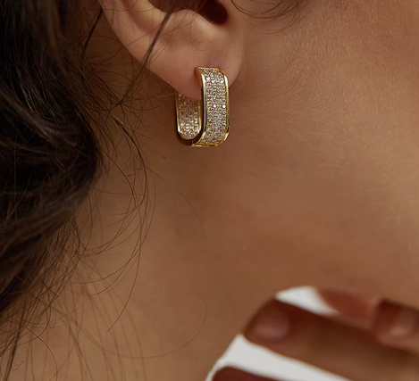 The Quadra Radiant Hoops — Geometric Artisan Edition