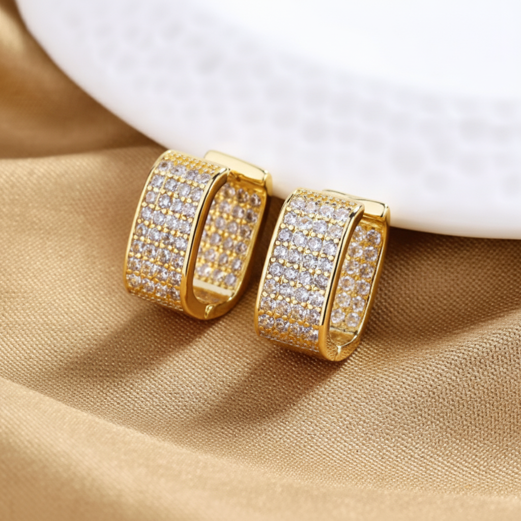 The Quadra Radiant Hoops — Geometric Artisan Edition