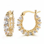 The Lumière Pavé Hoops — Radiance Eternity Edition