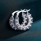 The Lumière Pavé Hoops — Radiance Eternity Edition