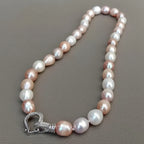 The Aurora Pearl Choker — Natural Baroque Edition