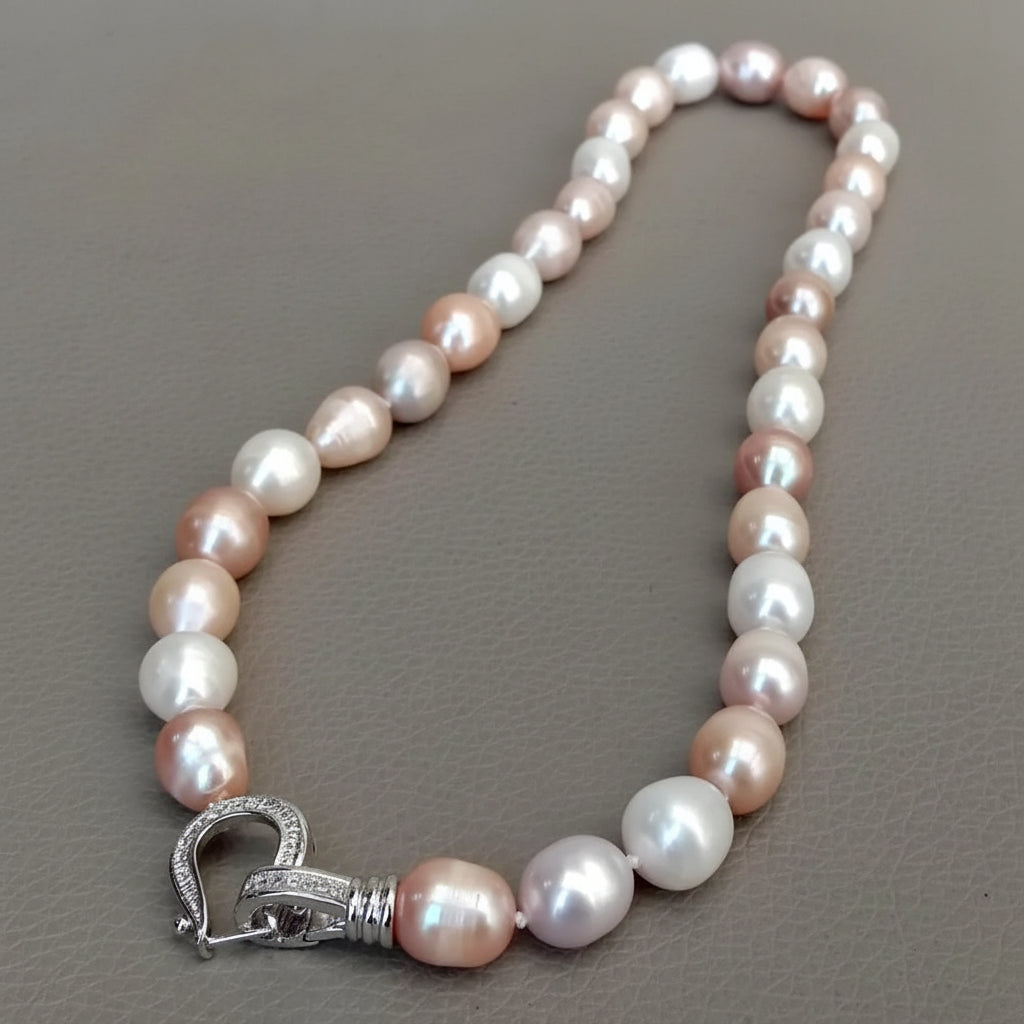 The Aurora Pearl Choker — Natural Baroque Edition