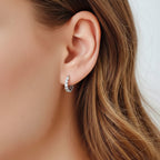 The Lumière Pavé Hoops — Radiance Eternity Edition