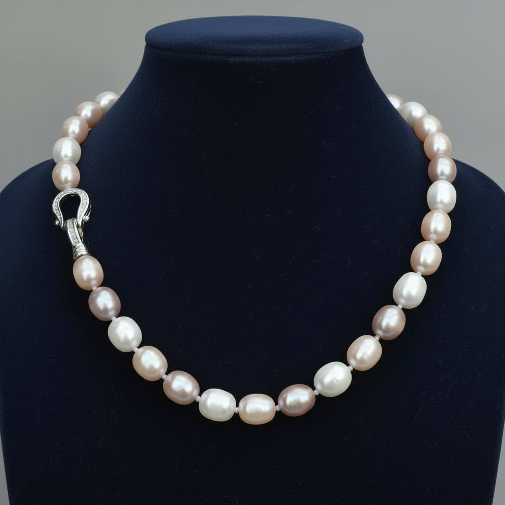 The Aurora Pearl Choker — Natural Baroque Edition