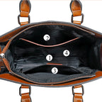 The Heritage Box Tote — Structured Genuine Leather Edition