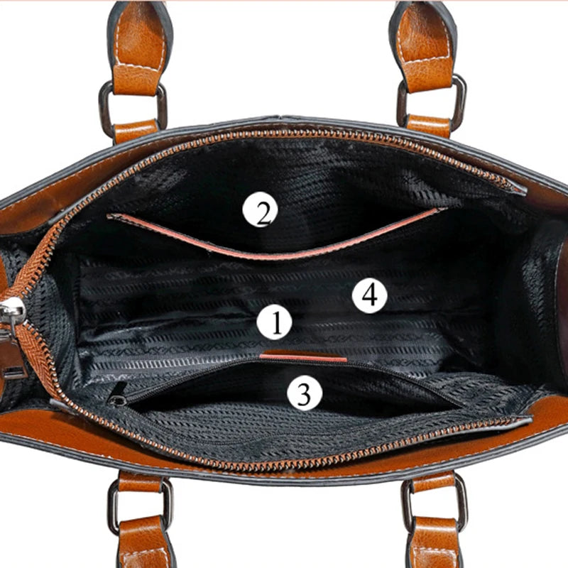 The Heritage Box Tote — Structured Genuine Leather Edition