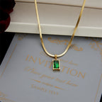 The Emerald Geometric Set — Artisan Malachite Edition