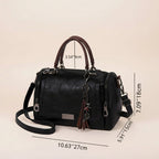 The Bastion Boston Bag — Tassel Edition