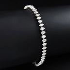 The Marquise Radiant Tennis Bracelet — Sterling Lustre Edition