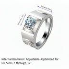 The Sovereign Square — Emerald Radiant Ring