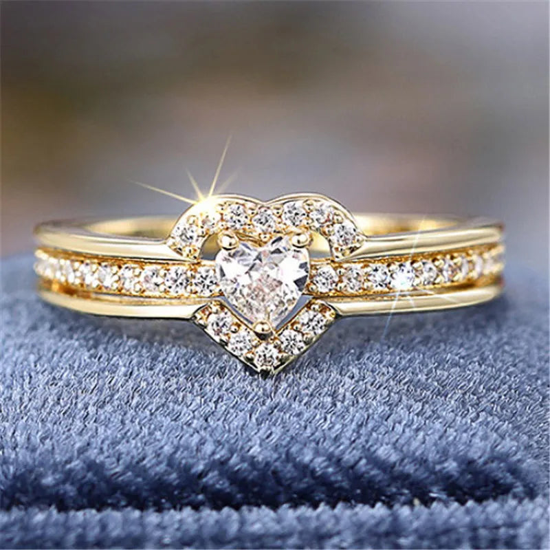 The Eternal Heart Solitaire Ring — Heart-Cut Brilliant Edition