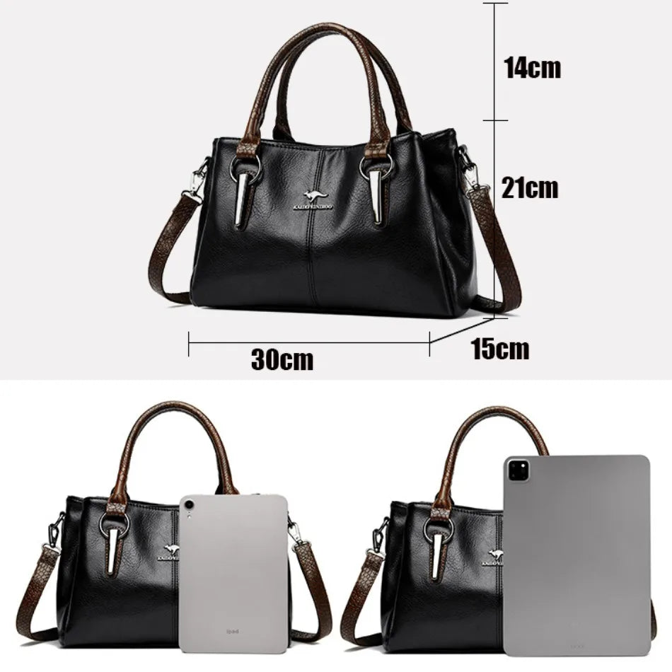 The Sovereign Large Tote — Premium Microfiber Edition