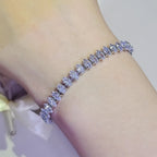 The Marquise Radiant Tennis Bracelet — Sterling Lustre Edition