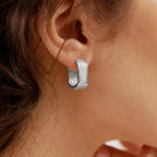 The Quadra Radiant Hoops — Geometric Artisan Edition