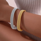 The Heritage Woven Cuff — Artisan Metallic Edition