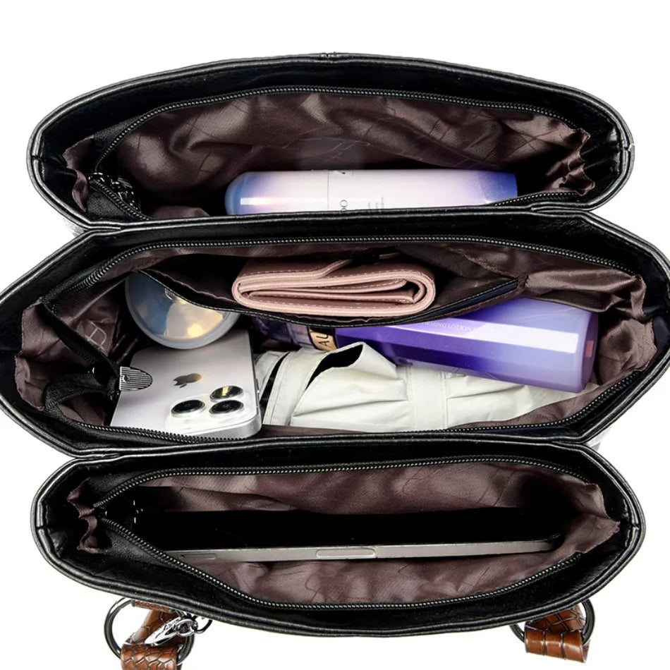 The Sovereign Large Tote — Premium Microfiber Edition