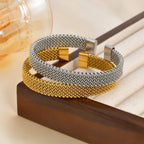 The Heritage Woven Cuff — Artisan Metallic Edition