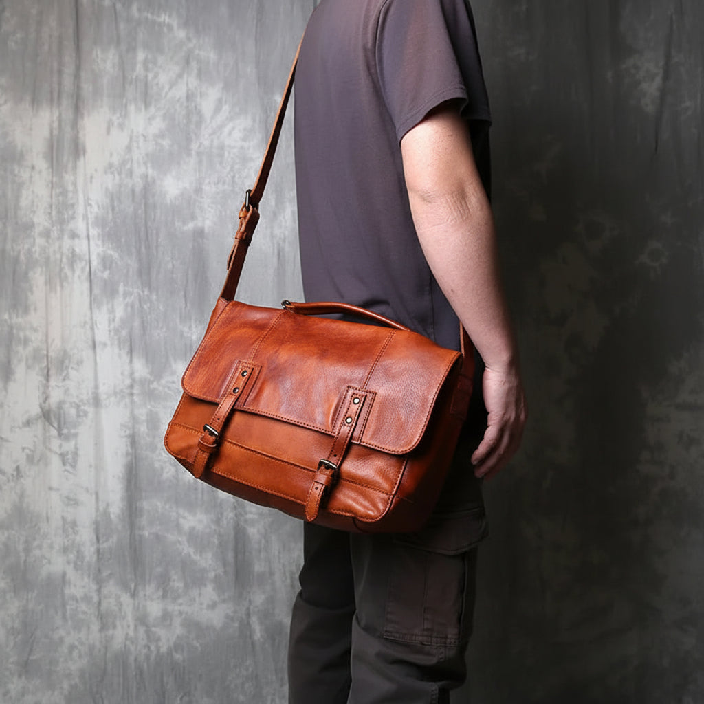 The Garrison Messenger — Heritage Leather Edition