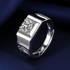 The Sovereign Square — Emerald Radiant Ring