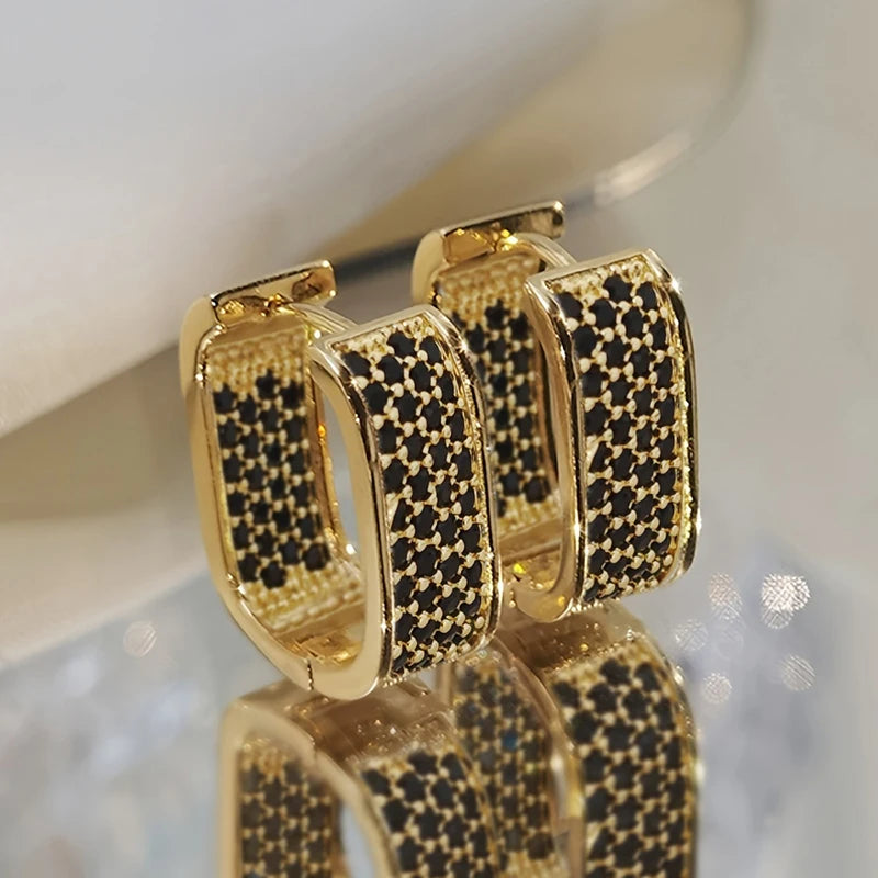 The Quadra Radiant Hoops — Geometric Artisan Edition