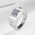 The Sovereign Square — Emerald Radiant Ring