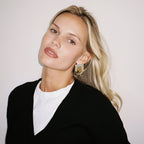The Elysian Rectangular Studs — Artisan Metallic Edition