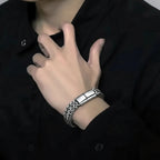 The Keel Mesh — Dual-Strand Magnetic Bracelet