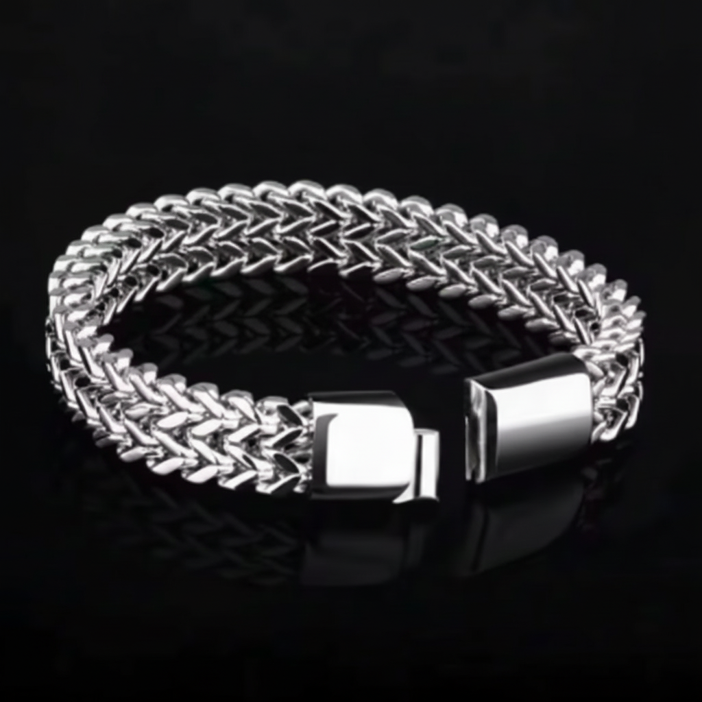 The Keel Mesh — Dual-Strand Magnetic Bracelet